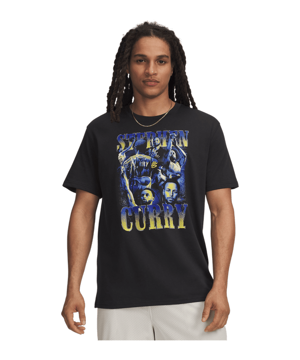 Under Armour Curry Moments T-Shirt Schwarz F001 - schwarz