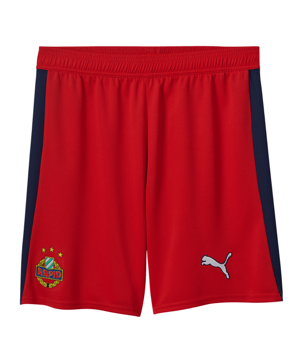 PUMA SK Rapid Wien Short Auswärts 2025/2026 Rot F02 - rot