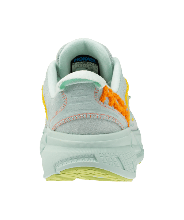 HOKA Clifton L Embroidery  Blau Gelb - blau