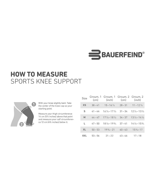 Bauerfeind Compression Knee Bandage Mehrfarbig - mehrfarbig