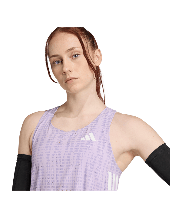 adidas Adizero Running T-shirt Donna Viola - lilla