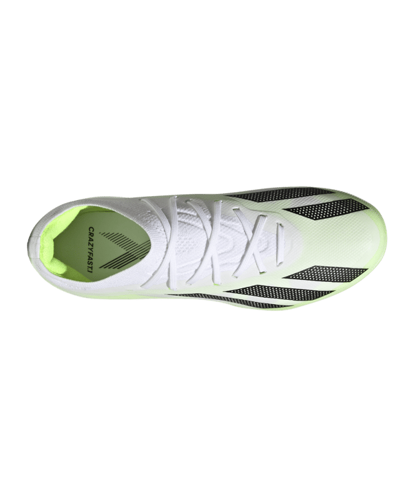 adidas X Crazyfast.1 FG Crazyrush Kids Weiss Schwarz Gelb - weiss