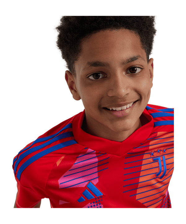 adidas Juventus Turin Torwarttrikot 2024/2025 Kids Rot - rot