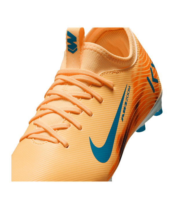 Nike Jr Air Zoom Mercurial Vapor XVI Academy FG/MG Kylian Mbappe Signature Kids Orange F801 - orange