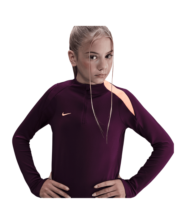 Nike Strike 24 Drill Tip Sweatshirt Kids Rot F610 - rot