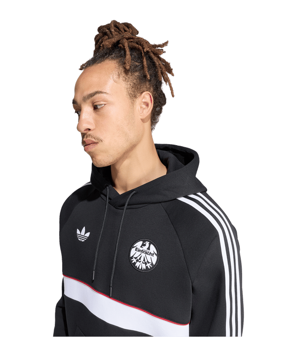 adidas Eintracht Frankfurt Originals Hoody Schwarz - schwarz