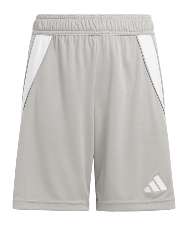adidas Tiro 24 Short Kids Grau Weiss - grau