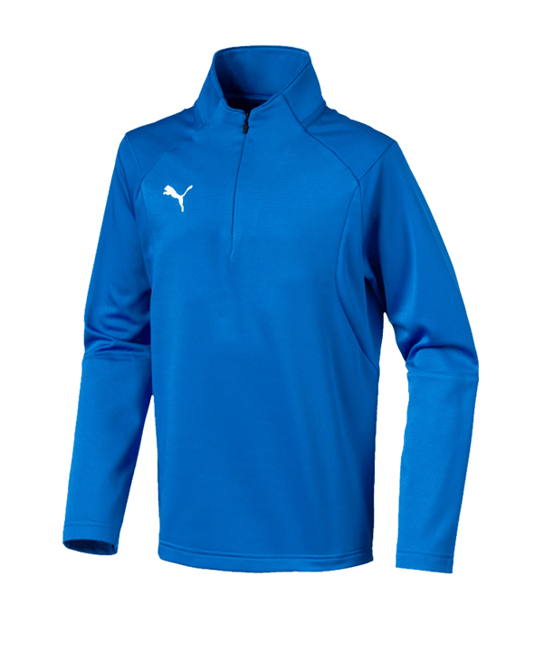 PUMA LIGA Training 1/4 Zip Top Sweatshirt Kids F02 - blau
