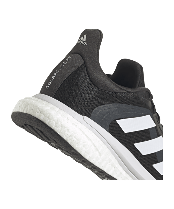 adidas Solar Glide 4 ST Running Schwarz Weiss - schwarz
