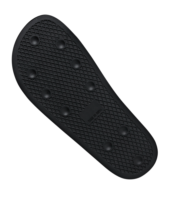 adidas Originals Adilette Badelatsche Damen Schwarz Weiss - schwarz