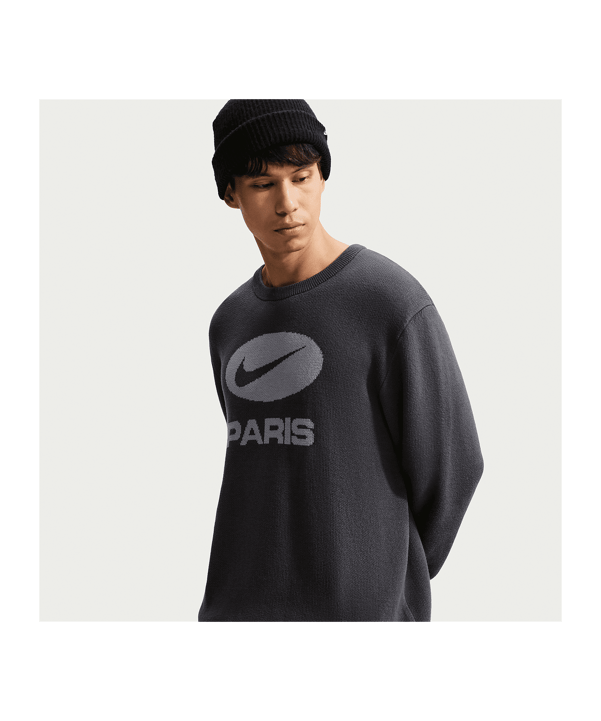 Nike Paris Saint-Germain Holiday WP Felpa Grigio C013 - grigio
