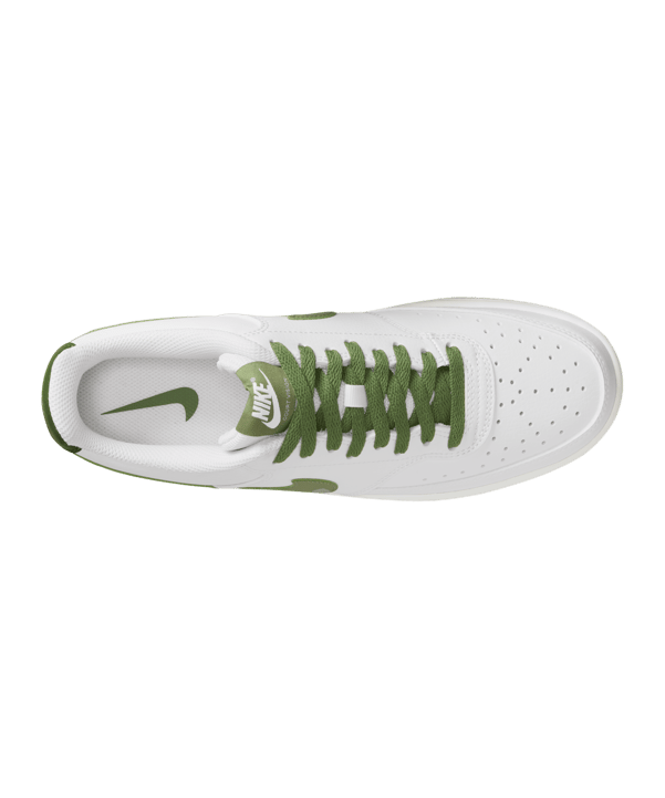 Nike Court Vision Low Weiss Grün F100 - weiss