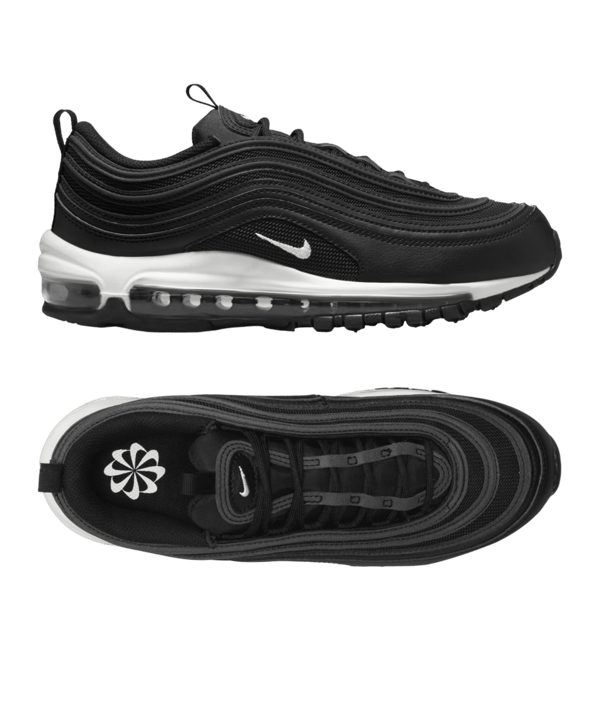 Nike Air Max 97 Damen Schwarz Weiss F001 - schwarz