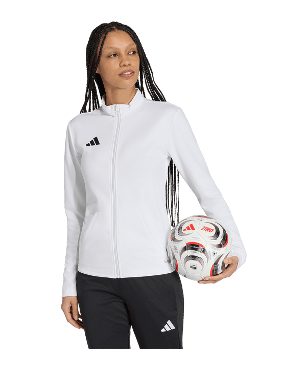 adidas Entrada 26 Trainingsjacke Damen Weiß - weiss