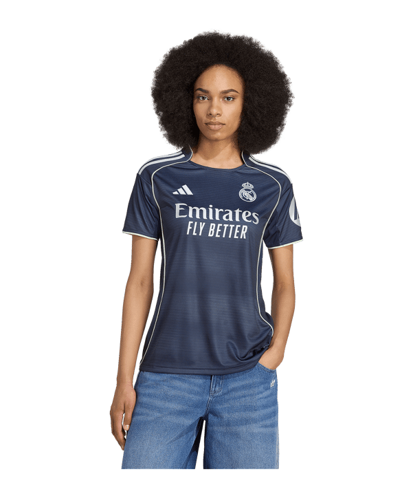adidas Real Madrid Trikot Away 2025/2026 Damen Blau - blau