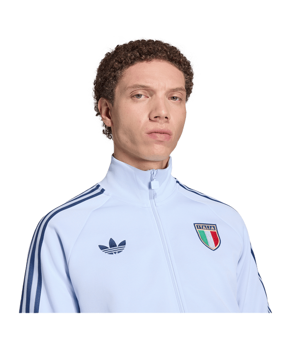 adidas FIGC Italien Originals Jacke Blau - blau