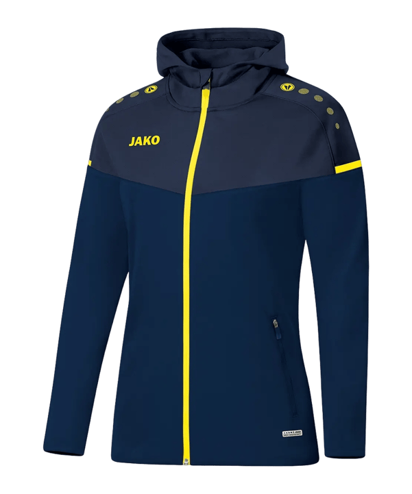 JAKO Champ 2.0 Giacca con cappuccio Donna Blu C093 - blu