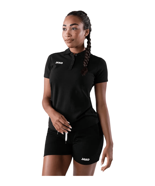 JAKO Base Polo Donna Nero C008 - nero