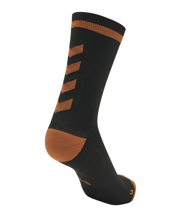 Hummel Elite Low Socken Schwarz Orange F2461 - schwarz