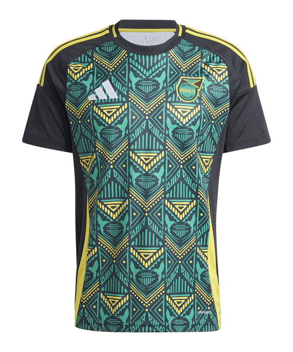 adidas Jamaica Trikot Away 2024 Schwarz - schwarz