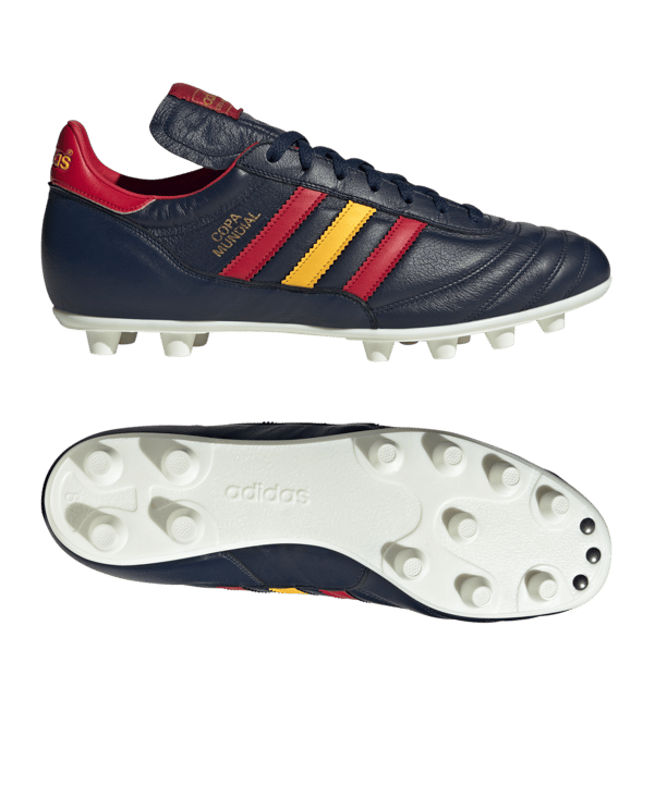 adidas COPA Mundial FG Blau Gold Rot - blau