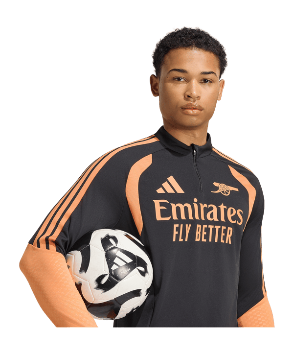 adidas FC Arsenal London Tiro Sweatshirt Schwarz - schwarz