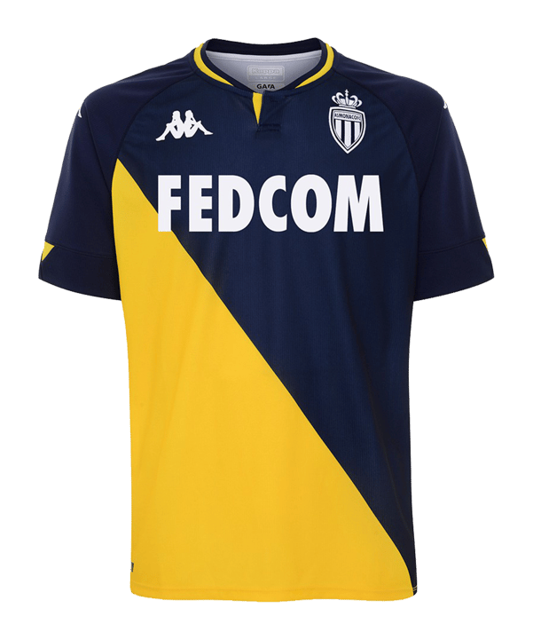Kappa AS Monaco Trikot Away 2020/2021 Blau FA02 - blau