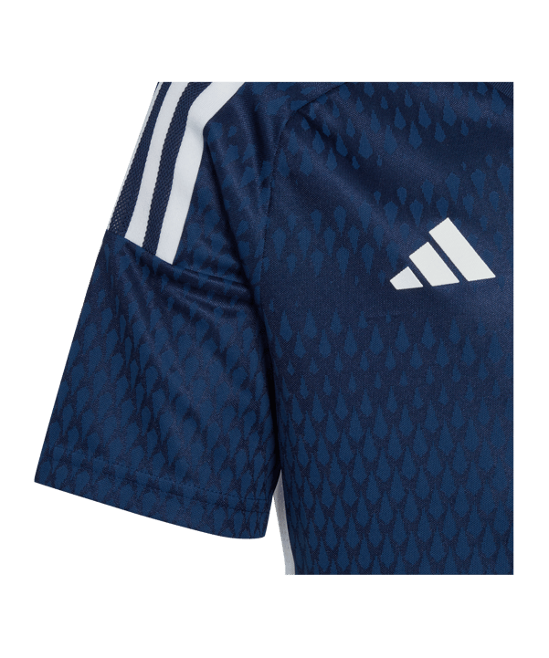 adidas Tiro 23 Trikot Kids Dunkelblau - blau