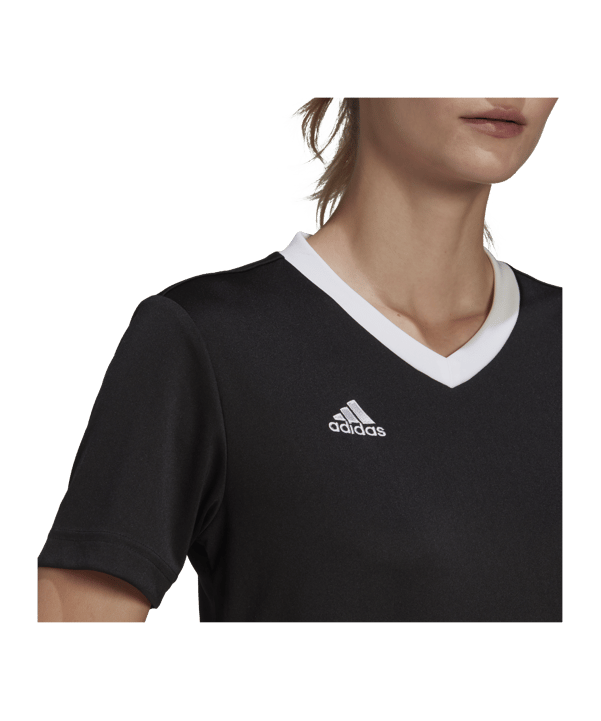 adidas Entrada 22 Trikot Damen Schwarz Weiss - schwarz