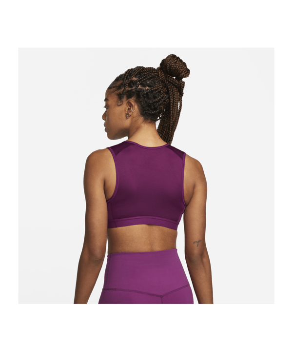 Nike Air High-Neck medSup Sport-BH Damen F610 - lila