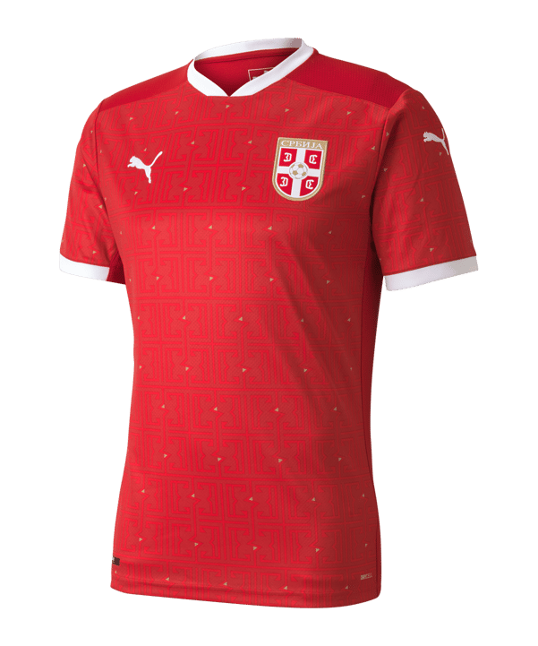 PUMA Serbien Trikot Home EM 2021 Rot F01 - rot
