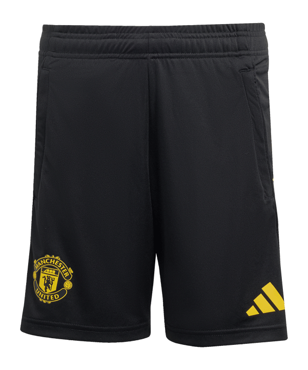 adidas Manchester United Cup Training Short 2025/2026 Kids Schwarz - schwarz