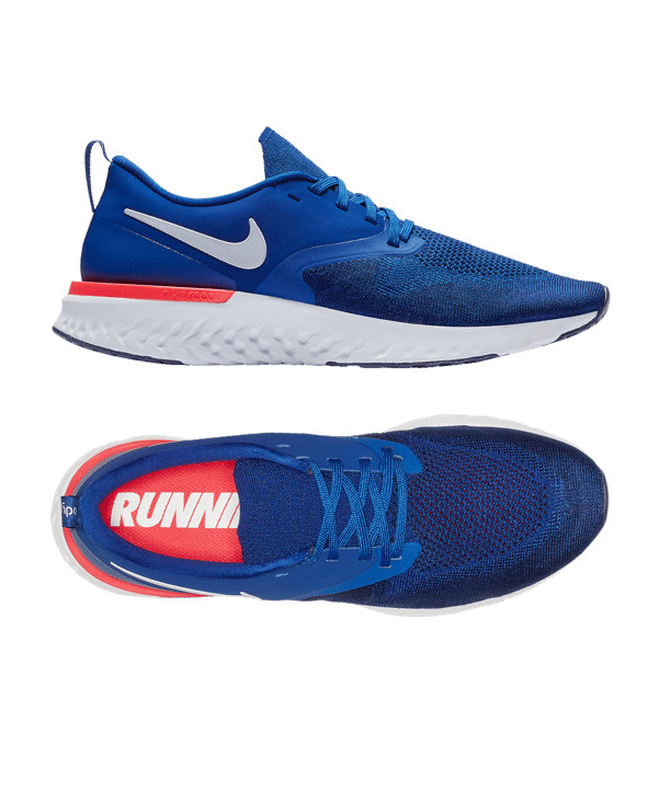 Nike Odyssey React Flyknit 2 Running Blau F400 - blau