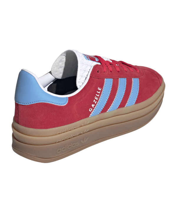adidas Originals Gazelle Bold Damen Pink Blau - rot
