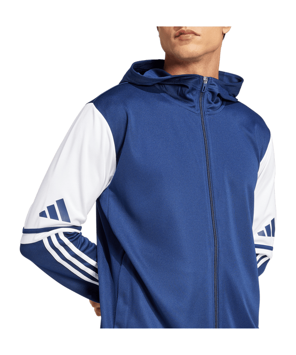 adidas Squadra 25 Kapuzenjacke Blau - blau