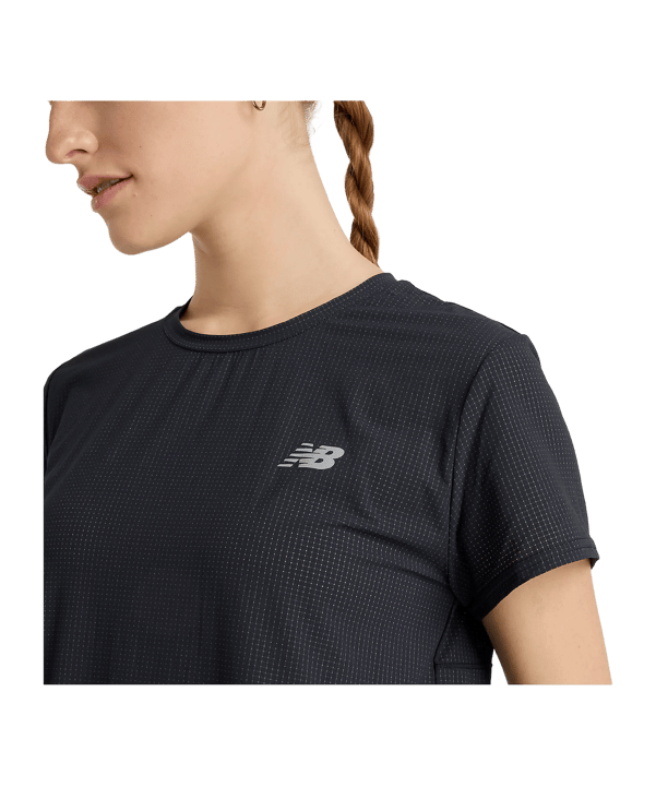 New Balance Race Day Ultra Light T-Shirt Damen Schwarz - schwarz