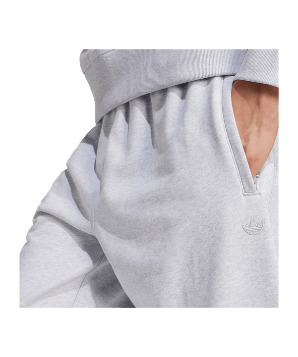 adidas Originals Essential Wide Jogginghose Grau - grau