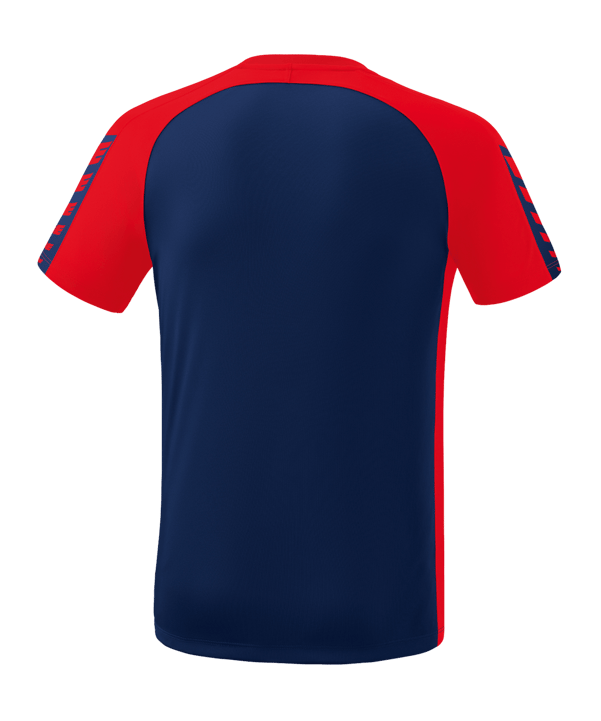 Erima Six Wings T-Shirt Blau Rot - blau