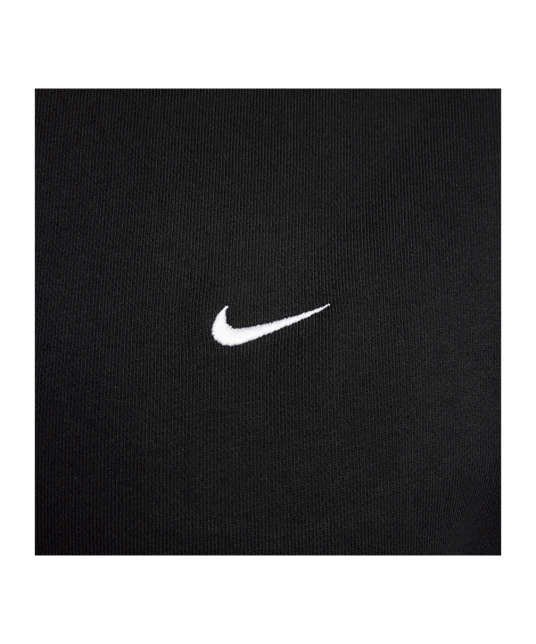 Nike Fleece Solo Swoosh Crew Sweatshirt Schwarz F010 - schwarz