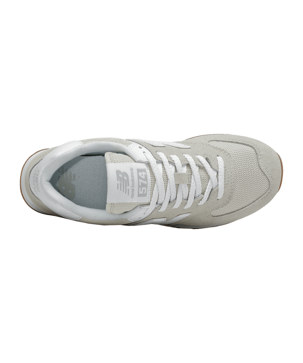 New Balance 574 Damen Beige Weiss FPC2 - silber