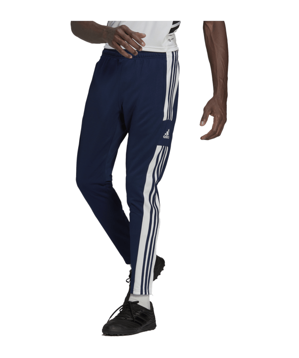 adidas Squadra 21 Trainingshose Blau Weiss - blau