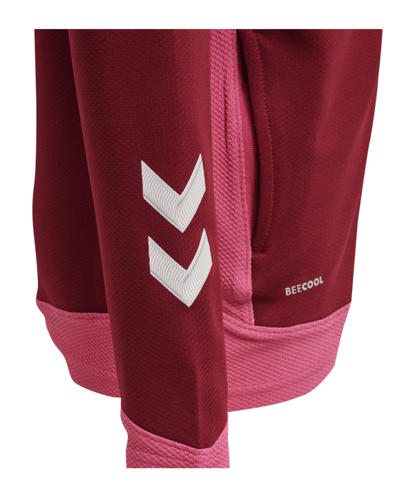 Hummel hmlLEAD Poly Trainingsjacke Kids Rot F3584 - rot