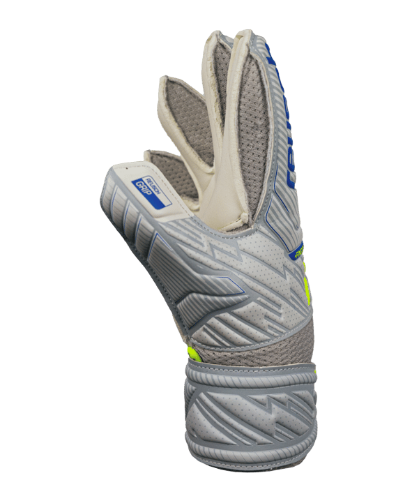 Reusch Attrakt Grip Finger Support TW-Handschuh Junior Grau Gelb F6016 - grau