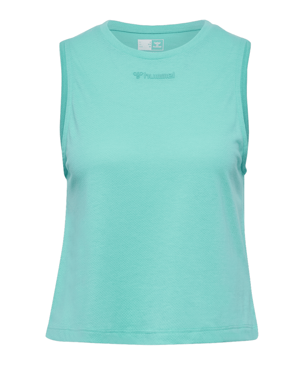 Hummel Mt Vanja Short Muscle Tanktop Damen Blau F7469 - blau
