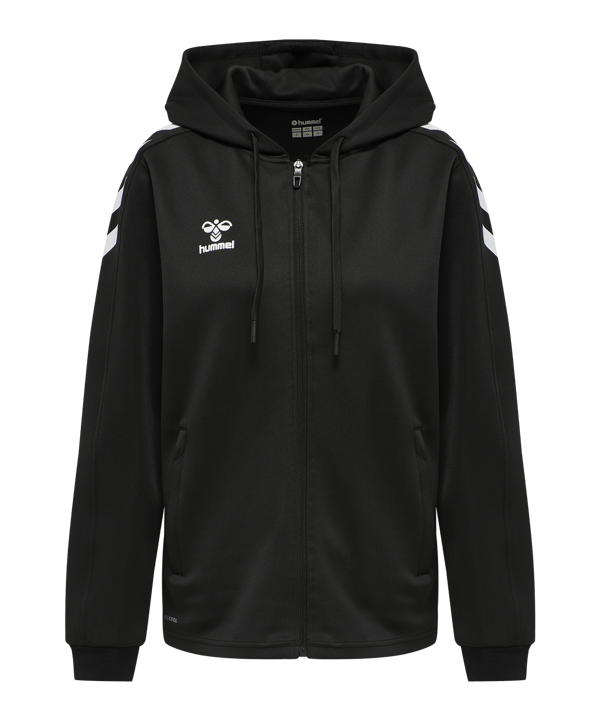Hummel Core Xk Poly Kapuzenjacke Damen Schwarz F2042 - schwarz