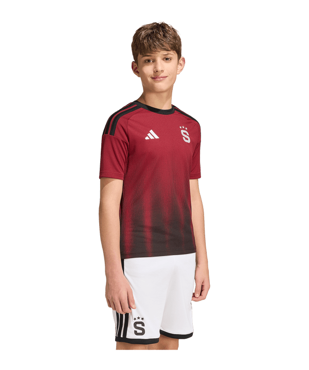 adidas ac_sparta_prague Maillot Home 2026/2027 Enfants Rouge - rouge