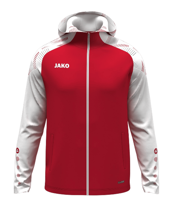 JAKO Sonic Kapuzenjacke Kids Rot F105 - rot