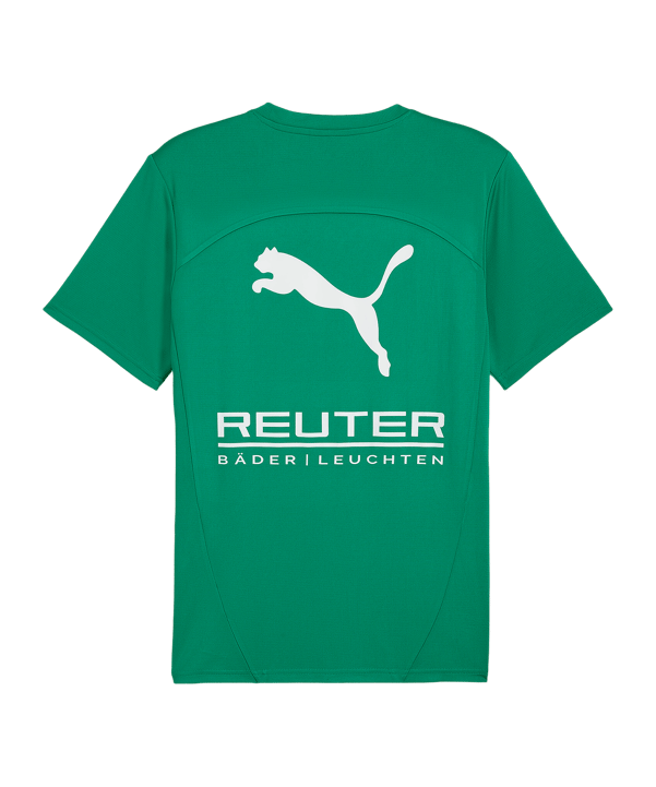 PUMA Borussia Mönchengladbach Trainingshirt mit Sponsor Grün F20 - gruen