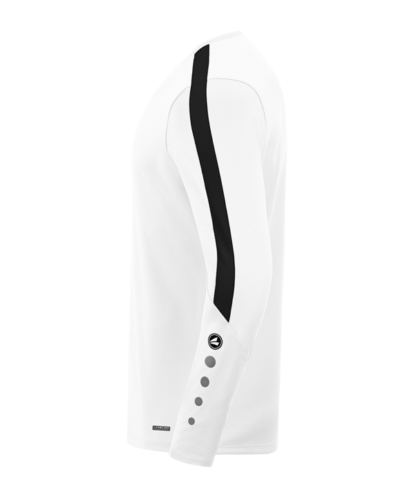 JAKO Power Sweatshirt Kids Weiss Schwarz F000 - weiss