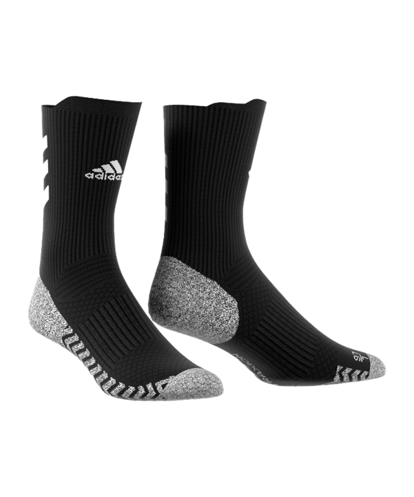 adidas Alphaskin Crew Sokken Zwart - zwart